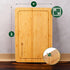 Daniks 100% Organic Bamboo Cutting Board, Heavy Duty Wood Chopping Board, Extra-Thick for Serving, 13x9"