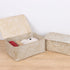FEIALNDUO Wicker Shelf Baskets with Lid - Seagrass Storage Bins Rectangular Handwoven Basket Boxes for Home Organizer
