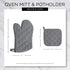DII 100% Cotton Basic Terry Collection Oven Mitt, Spice, 2 Piece