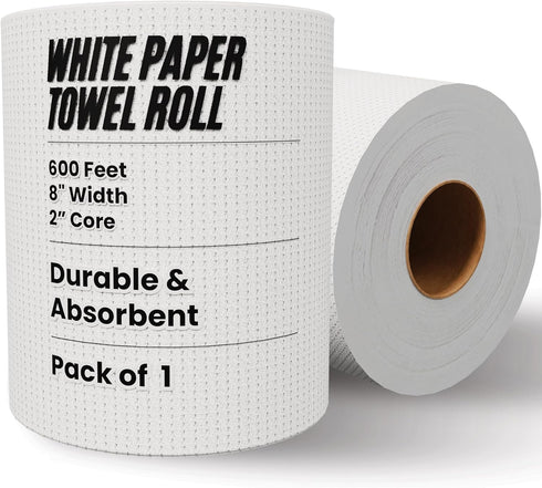 Restaurantware-Paper Towel Roll 600' x 1 Roll Long Paper Towel 8" Wide