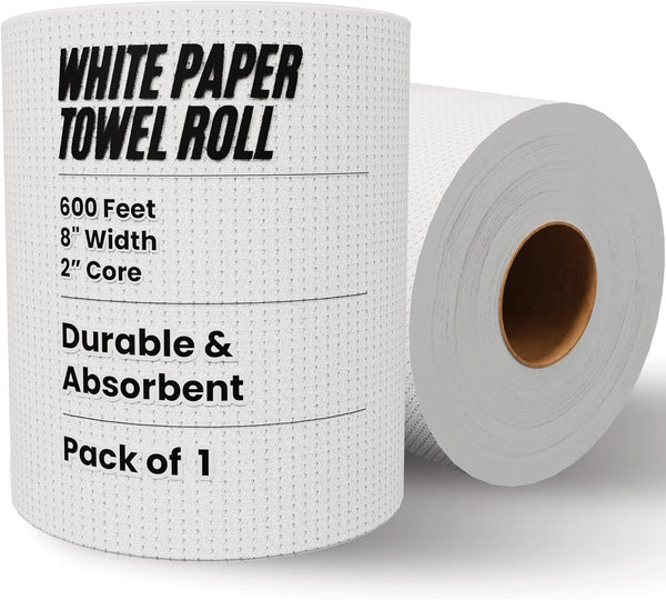 Restaurantware-Paper Towel Roll 600' x 1 Roll Long Paper Towel 8" Wide
