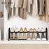 1-Tier Closet, 8 STO STO Expandable Shoe Organizer, Metal Shoe Rack for Up to Pairs Adjustable Storage for Front Door