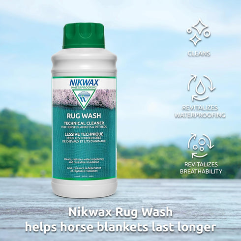Nikwax Rug Wash, 34fl oz, Blue