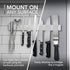 Modern Innovations 14 Inch Magnetic Knife Holder for Refrigerator, Stainless Steel Knife Strips for Kitchen Wall