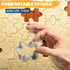 4 2.2 1.5" Pcs Puzzle Piece Cookie Cutter - Small x Puzzle Cookie Cutters for Edible Interactive Puzzles - Stainless