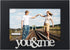 Malden International Designs Expressions You and Me Black Wood Picture Frame, 4x6
