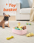 12 8 4.5 Inches, Closet 3 Pack Small Woven Basket, x x Storage Basket for Organizing, Cute Small Rope Shelf Cube
