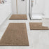 smiry Luxury Chenille Bath Rug, Extra Soft Shaggy Bathroom Mat, Non-Slip Plush Carpet Runner, Machine Washable