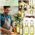 Havawish 16 8 oz Pcs Homemade Olive Oil Swing Top Glass Bottles Clear Flip Top Bottles with Airtight Lids Labels