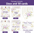 51 Pajean Pcs Butterfly Diaper Raffle Tickets with Diaper Raffle Card Box for Baby Shower Games a Little Butterfly is