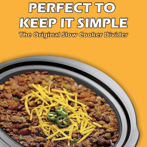 4QT Oval Silicone Slow Cooker Liner, Compatible with Crock Pot & Hamilton Beach, Reusable and Dishwasher Safe