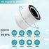 VK-6067B Filter, 2-Pack, Compatible with Vremi and HOKEKI Air Purifiers, 3-in-1 H13 True HEPA