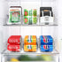 Set 2 Simple Houseware Soda Can Organizer and Dispenser for Refrigerator / Pantry, Clear