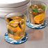 Nipichsha Coasters for Drinks, Set of 6 Absorbent Rubber Drink Coasters with Non-Slip Backing for Kitchen Home Decor