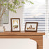 Frames,4 6 Frame,4x6 Glass,4 6 3.5x5 Display,1 Pack Picture x Picture Frame,Solid Walnut Wood Picture Photo Frame