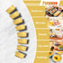 Aluminum Cups with Lids, 4.2oz 50Pcs Gold Disposable Cake Pans, Mini Cake Pans for Party, Wedding, Birthday