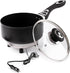 ZONETECH 12V Portable Non-Stick SaucePan with Glass Lid, 2 Quart, Stay-Cool Handles, Rapid Heat Up, Perfect for Camping
