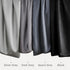 Bedsure King Size Satin Pillowcase Set of 2 - Dark Grey Pillow Covers for Hair and Skin, 20x36 Inches