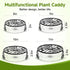 8" 9" 10" 11" 4-Pack Wrought Iron Plant Stands for Outdoor & Indoor Use, Heavy Duty Rustproof Metal Pot Stand Holder