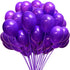 Jonhamwelbor Dark Purple Balloons 12 inch, 100 Pack Deep Royal Purple Latex Balloons for Party Decorations