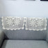 Lelefly Dcor,19 inch,Beige Cotton Handmade Crochet lace Table Runners Square Tablecloth Doilies Doily Table Dresser
