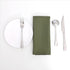 Randall Waffle Stripe Napkin Set of 4, Solid Washable for Holiday Dining, Wedding or Party, Sage