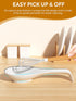 NJCharms Ceramic Spoon Rest, Porcelain Utensil Holder for Kitchen Counter, 1 Pcs