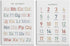 HRQKO Alphabet Numbers Nursery Canvas Wall Art Set of 2, Kids Room