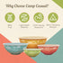 Melamine Bowls with Lids - 4 BPA Free Nesting Bowls Set for Indoor & Outdoor Dining, Sturdy & Lightweight