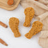 3 Pack AUEAR, Artificial Fried Chicken Leg Simulated Lifelike Fake for Home Market Display Kitchen Decoration