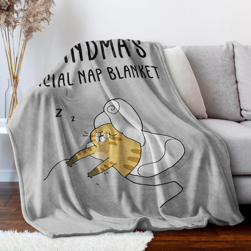 60'' 50'' SteadStyle Mothers Day Grandma Gifts from Grandkids, Gifts for Grandma Blanket, Grandmother Birthday Gift