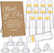 TrelaCo Cool Baby Shower Games Wooden Bottle Chug Sign Rustic Theme Gift Sets