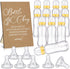 TrelaCo Cool Baby Shower Games Wooden Bottle Chug Sign Rustic Theme Gift Sets