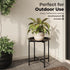 Bamworld Plant Stand Indoor Tall Plant Table for Large Plants Outdoor Plant Stool Metal Plant Holder for Patio Garden