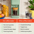 6oz 14oz, 1000 BELLA Single Serve Coffee Maker, K Cup & Coffee Ground Compatible with Removable, Adjustable Drip Tray