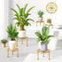 NQW 5 Pack Metal Potted Plant Stands for Indoor Outdoor,Round Planters Flower Pots Stand Holder,Heavy Duty Anti-Rust