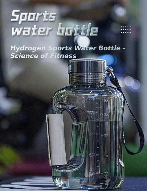 Bewinner Hydrogen Water Bottle, 1.5L Sports Design, High Technology Water Ionizer for Fitness, Travel, Gym