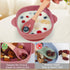 Set, Silicone Baby Feeding Baby Led Weaning Supplies, Silicone Suction Butterfly Plate, Bowl, Spoons, Fork