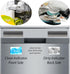 Brothers Bench Blue & Gray Dishwasher Magnet - Clean Dirty Sign for Kitchen Organization and Refrigerator