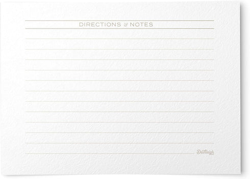 Gold Bee Recipe Cards from Dashleigh, 48 Cards, 4x6 inches, Water-Resistant and Double-Sided (Bee Recipe Cards) by Dashleigh
