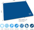 ZVP Plastic Cutting Boards for Kitchen, Flexible Non-Slip Chopping Mats, Gradient Blue, BPA Free