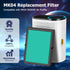 MK04 Air Filter Replacement for MK04 MG04JH Air Purifier, 4-in-1 H13 True HEPA High-Efficiency Activated Carbon Filter,