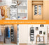 3 12 Closet Barydat Pcs Dual Sided Hanging Shoe Organizer Clear Pockets Mesh Hanging Shoe Rack Holder with Rotating
