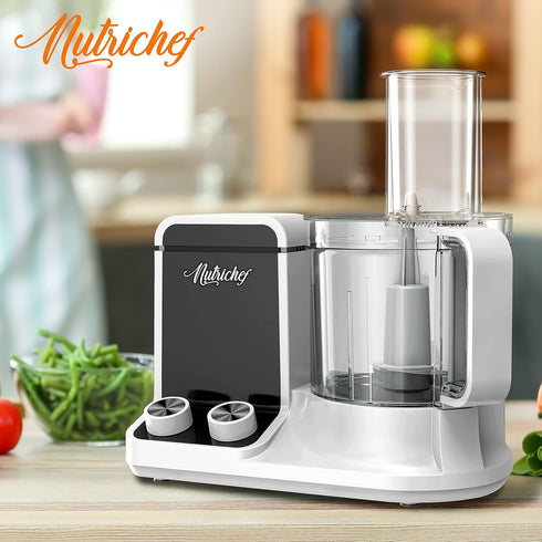 NutriChef Food Processor Bowl, Cover and Pusher, Replacement Parts for NutriChef Multifunction Food Processor Model