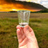 Pot Leaf Go Green Shot Glass, 2oz
