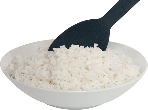 Helen’s Asian Kitchen Never Stick Rice Paddle, Non-Stick Silicone with Steel Core