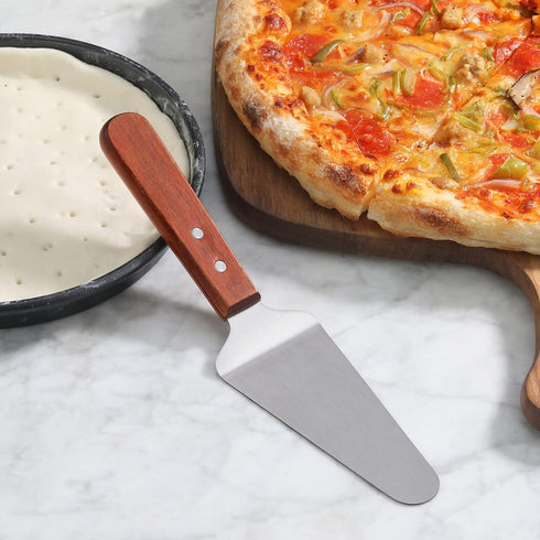 Wood Handle Pie Server, 10-Inch, New Star Foodservice