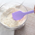Purple Rubber Spatula, 10.8In Silicone Spatula for Cooking, Heat Resistant, Flexible for Nonstick Cookware