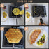 MAOPINER Bubble Waffle Maker Pan, Non-stick Double Side Egg Waffle Maker for Breakfast Lunch