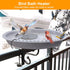 250W Chicken Water Heater w/Thermostat, Aluminum Cast Bird Bath Heater & Pond Deicer, Winter Trough Heater for Poultry